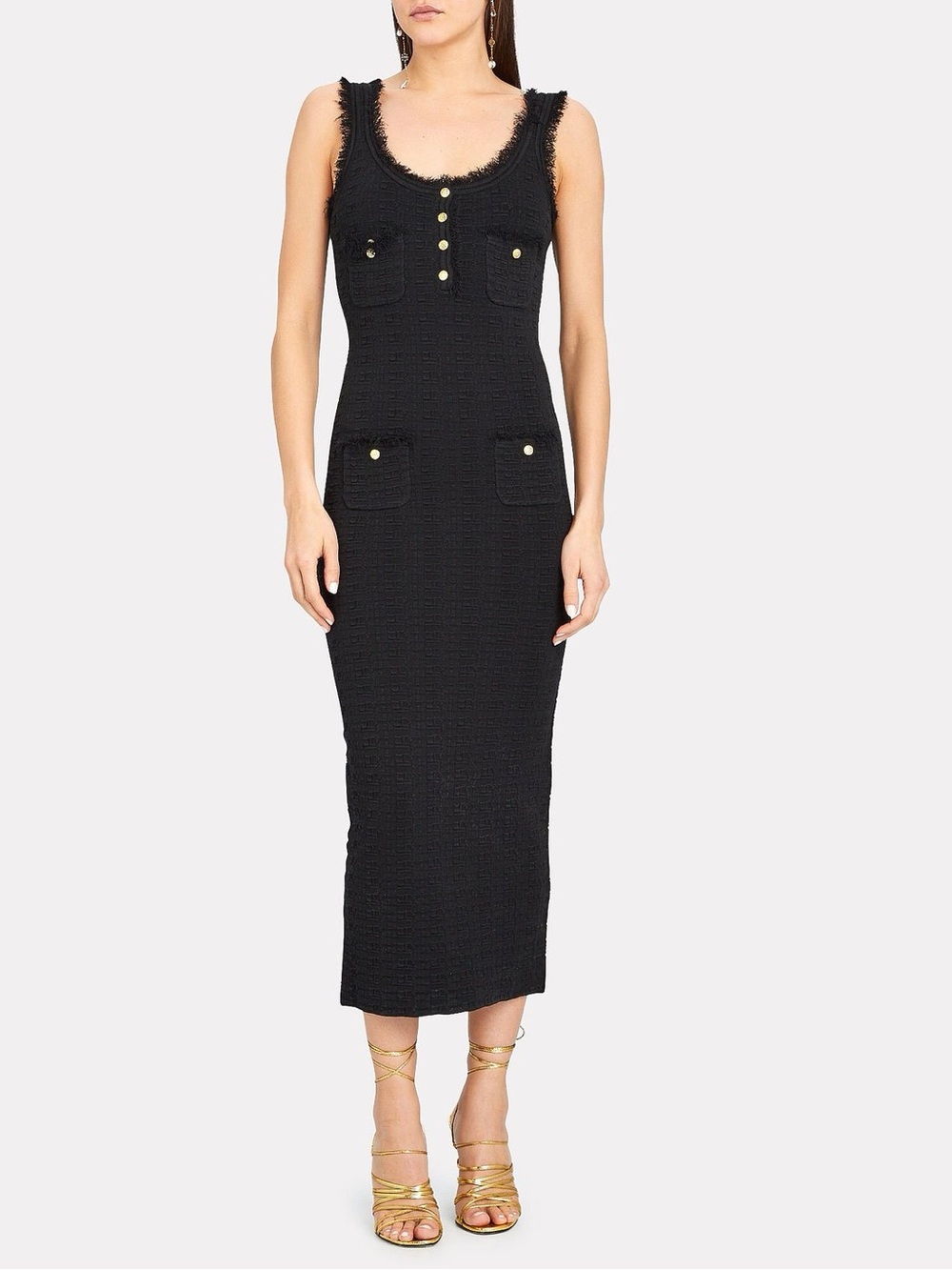 Ronny Kobo black Nina Dress